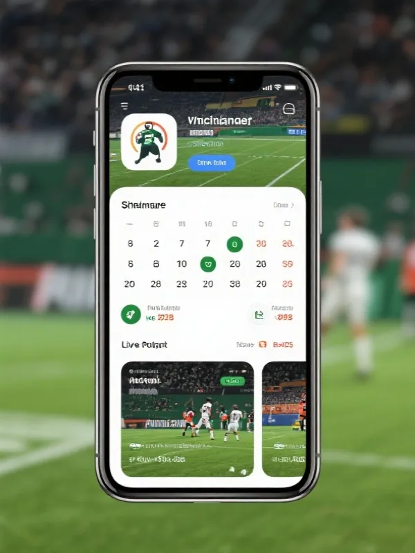 NFL App Mobile Interface